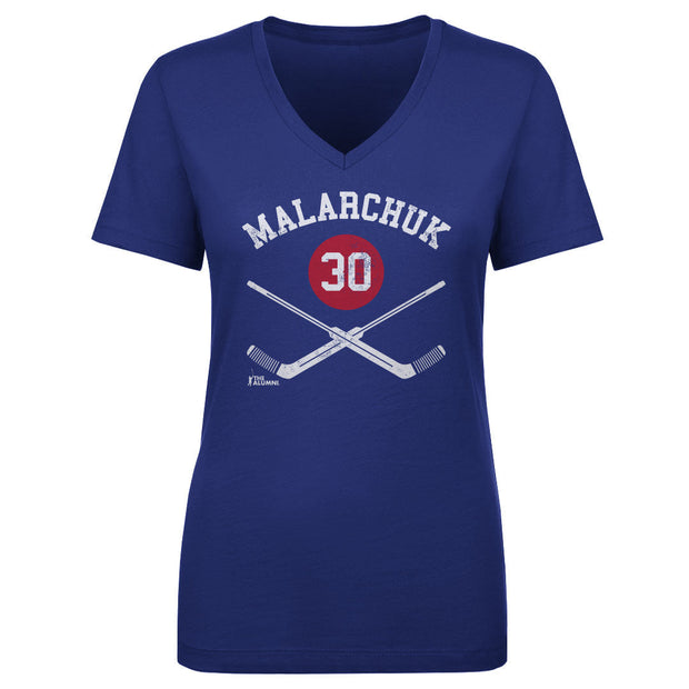 Clint Malarchuk Quebec 30 Goalie Sticks WHT