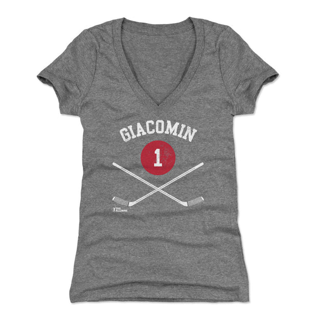 Eddie Giacomin New York R 1 Sticks WHT