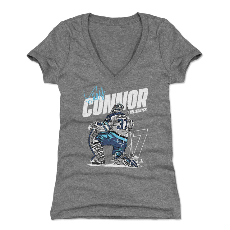 Connor Hellebuyck Kneel W WHT