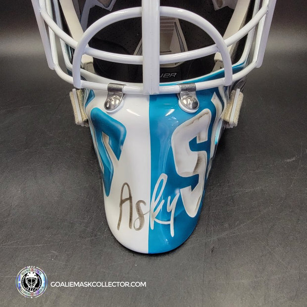 Yaroslav Askarov Goalie Mask Unsigned 2024 San Jose Tribute V1
