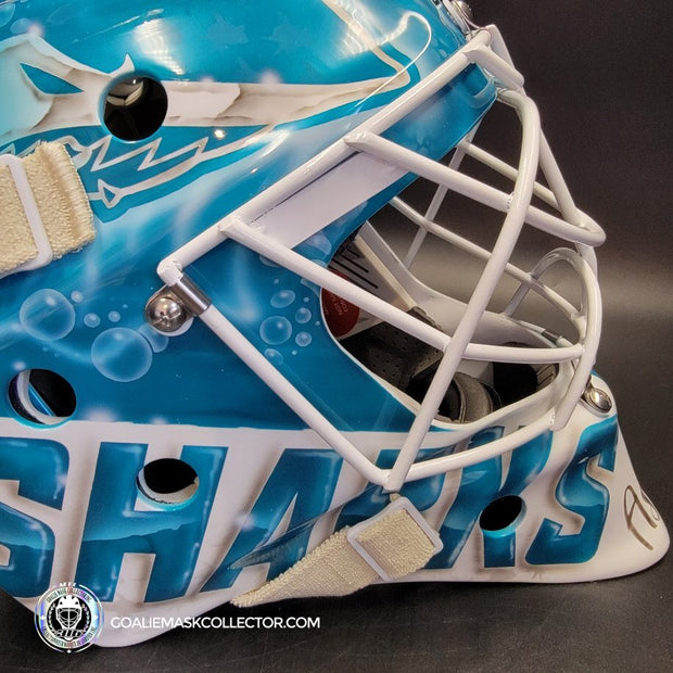 Yaroslav Askarov Goalie Mask Unsigned 2024 San Jose Tribute V1