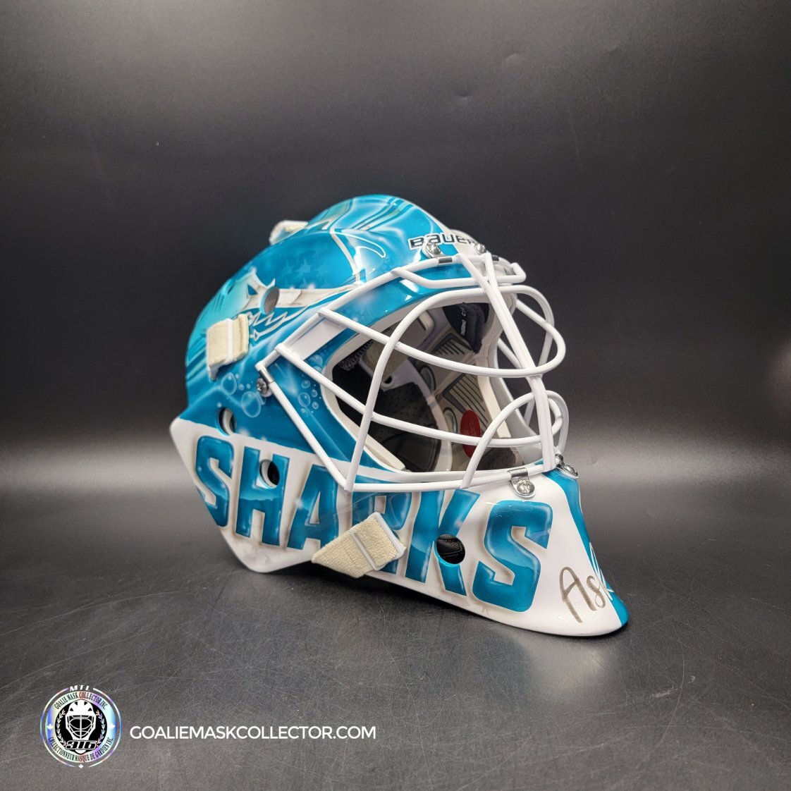 Yaroslav Askarov Goalie Mask Unsigned 2024 San Jose Tribute V1 – Goalie Mask  Collector