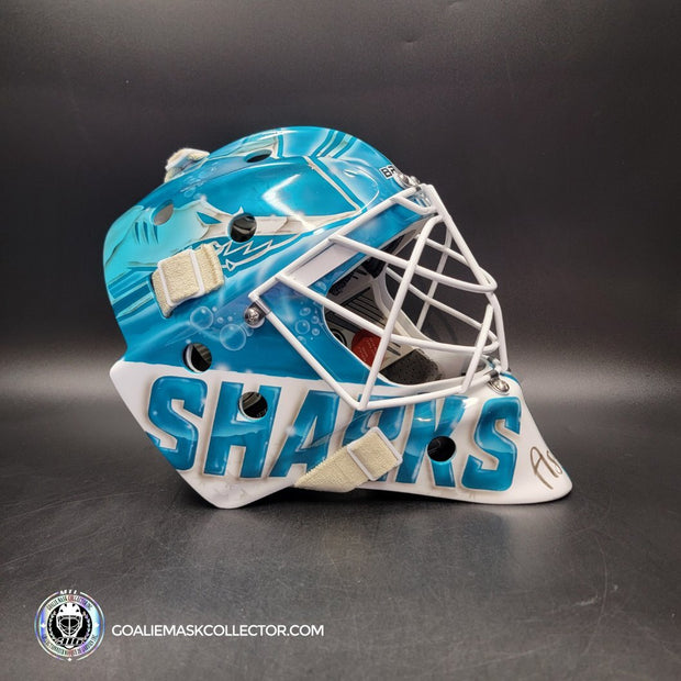 Yaroslav Askarov Goalie Mask Unsigned 2024 San Jose Tribute V1