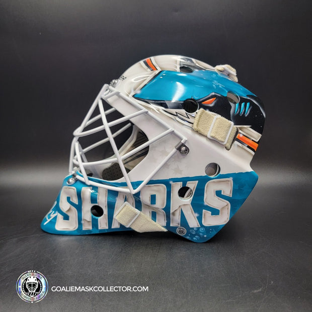 Yaroslav Askarov Goalie Mask Unsigned 2024 San Jose Tribute V1