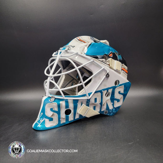 Yaroslav Askarov Goalie Mask Unsigned 2024 San Jose Tribute V1