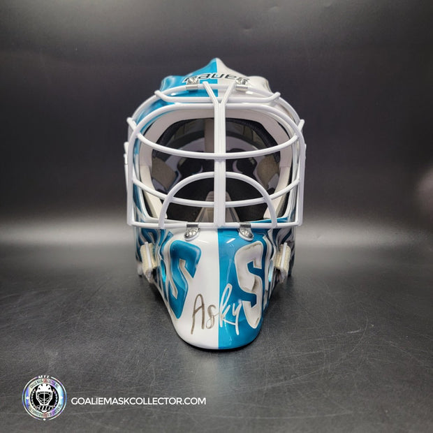Yaroslav Askarov Goalie Mask Unsigned 2024 San Jose Tribute V1