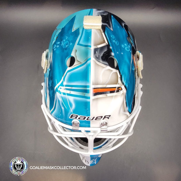 Yaroslav Askarov Goalie Mask Unsigned 2024 San Jose Tribute V1