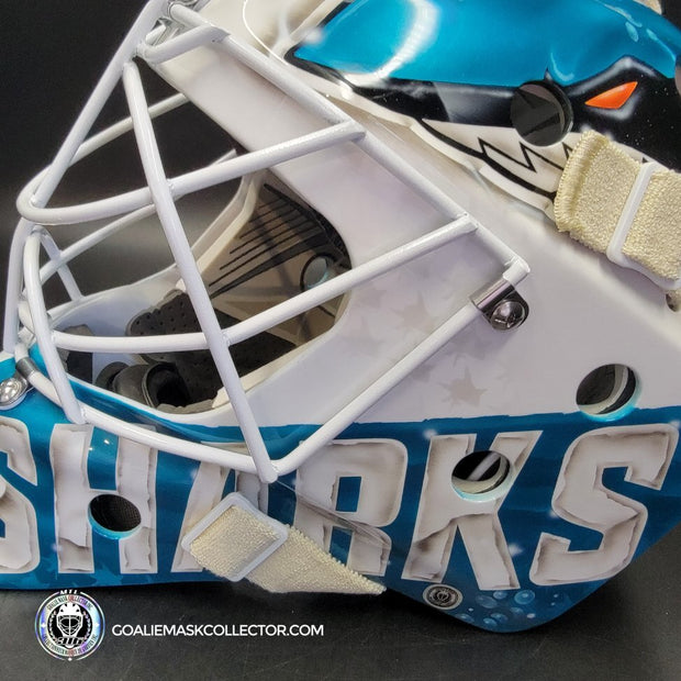 Yaroslav Askarov Goalie Mask Unsigned 2024 San Jose Tribute V1