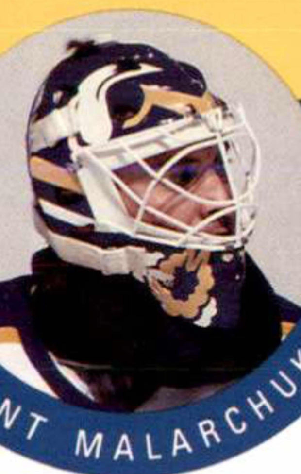 Clint Malarchuk Goalie Mask Unsigned Buffalo Tribute