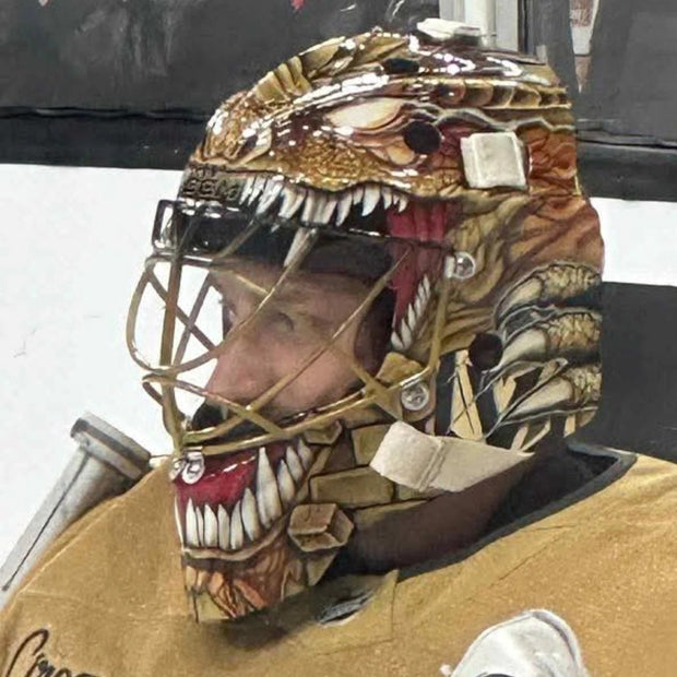 Presale: Adin Hill Goalie Mask Unsigned 2025-25 Las Vegas Tribute