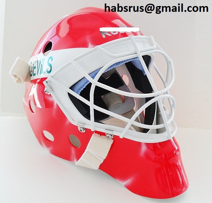 Martin Brodeur Signed Goalie Mask Rookie New Jersey Signature Edition. Goalie Mask Collector.