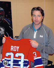 Patrick Roy Game Worn Jersey Signed Montreal Canadiens Autographed LOA by Roy AS-02150 - SOLD