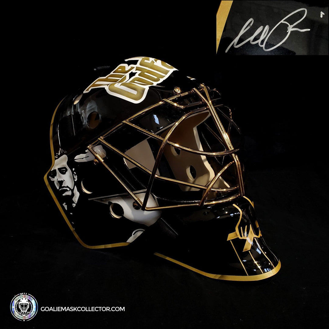 Al Pacino Signed Goalie Mask The Godfather Michael Corleone Tribute Signature Edition. Goalie Mask Collector.