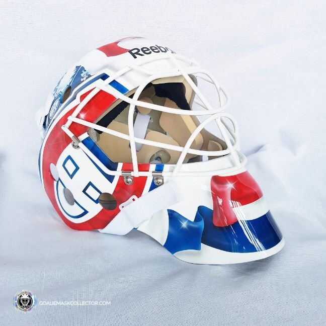 Alex Auld Unsigned Goalie Mask 2016 Montreal Tribute