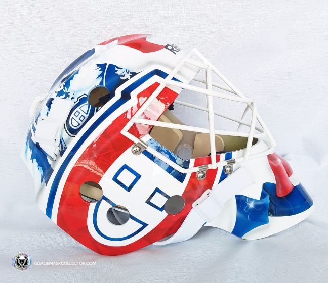 Alex Auld Unsigned Goalie Mask 2016 Montreal Tribute