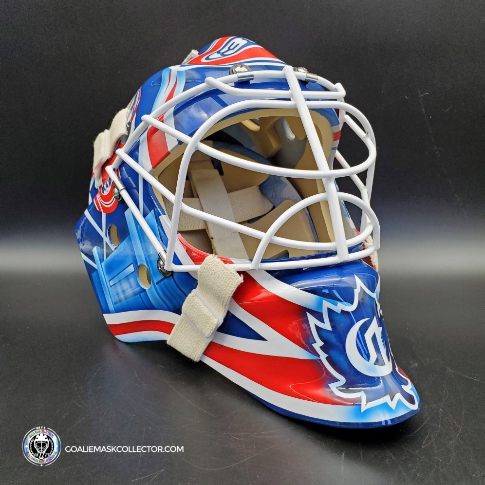Alex Auld Goalie Mask Unsigned Montreal Legends Tribute