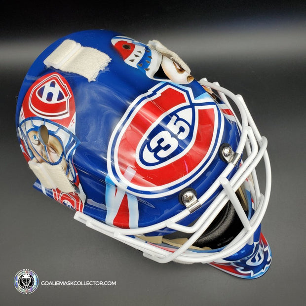 Alex Auld Goalie Mask Unsigned Montreal Legends Tribute