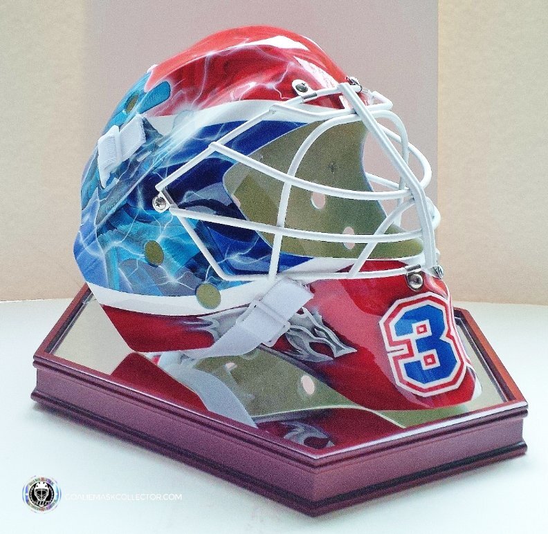 Alex Auld Unsigned Goalie Mask Montreal Mash-Up Tribute