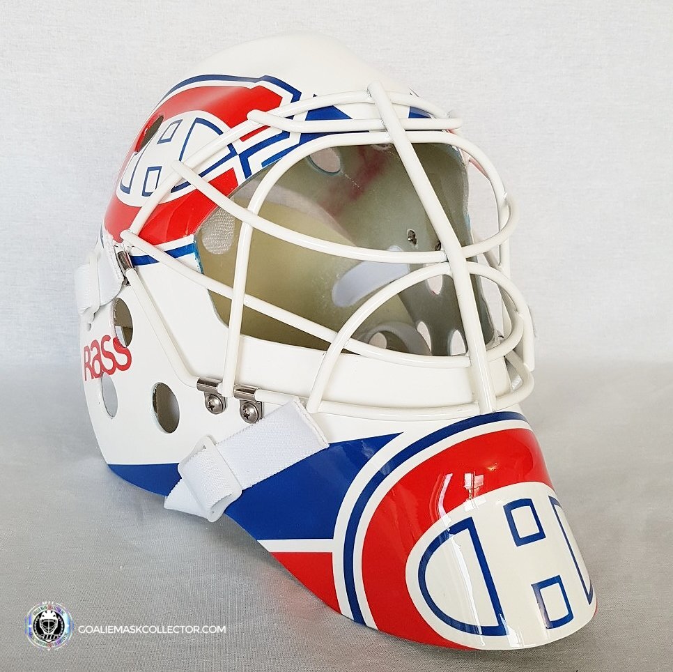 Andre Racicot Unsigned Goalie Mask Montreal Tribute. Goalie Mask Collector.