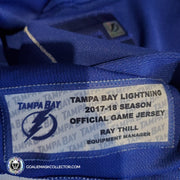 Andrei Vasilevskiy Game Worn Jersey 2017-18 Tampa Bay Lightning - SOLD