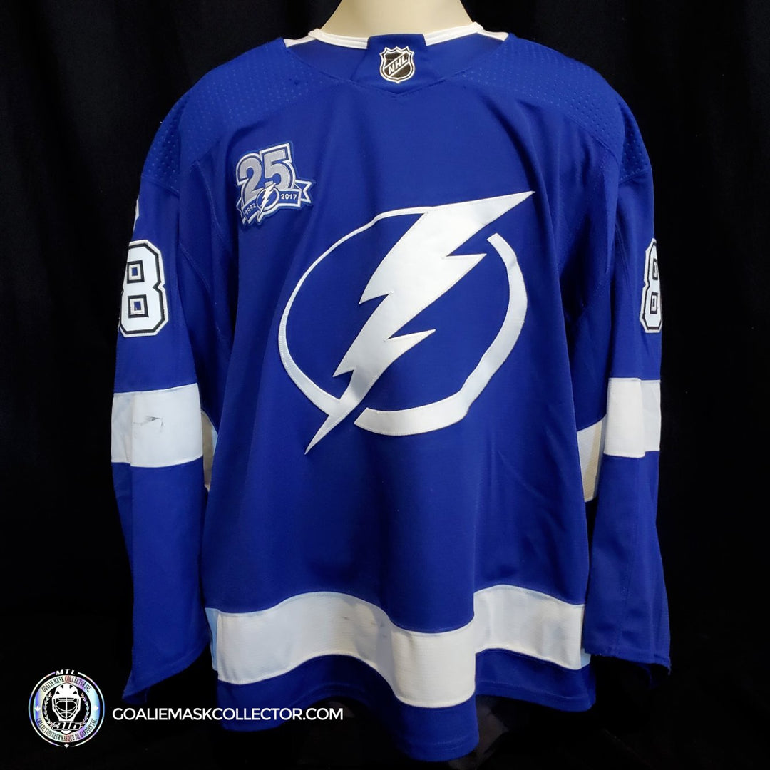 Andrei Vasilevskiy Game Worn Jersey 2017-18 Tampa Bay Lightning