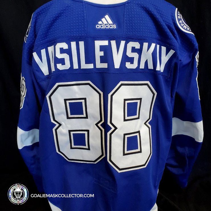 Adidas Tampa Bay Lightning No88 Andrei Vasilevskiy Camo Authentic 2017 Veterans Day Stitched NHL Jersey