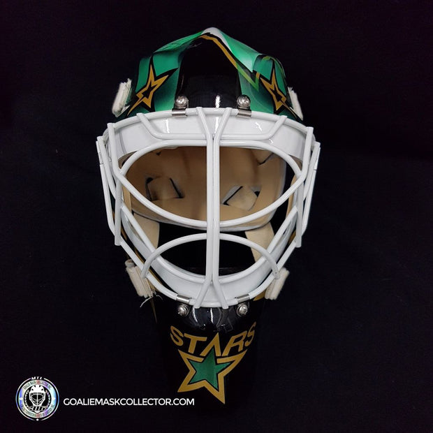 Andy Moog Signed Goalie Mask Dallas "Star of Texas" V2 Signature Edition