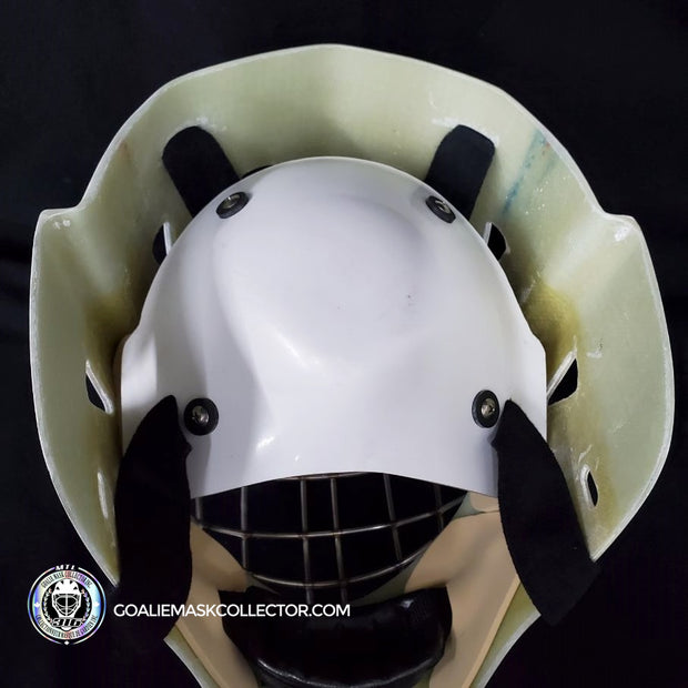 BEE316 Goalie Mask Shell + INCLUDES Custom Artwork Inspired By Vanbiesbrouck Hrudey Hayward