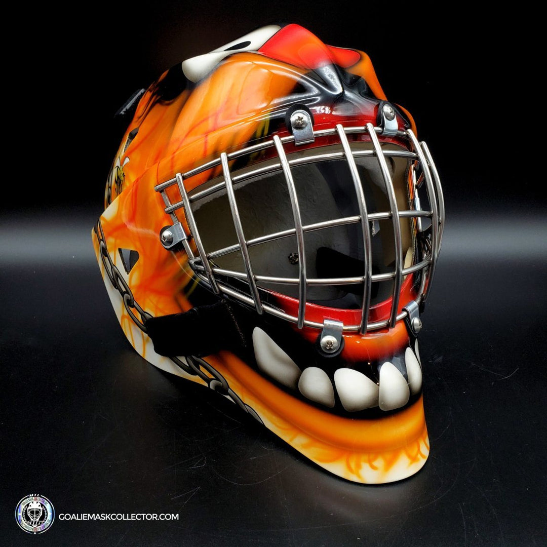 BEE316 Goalie Mask Shell + Custom Monster Artwork