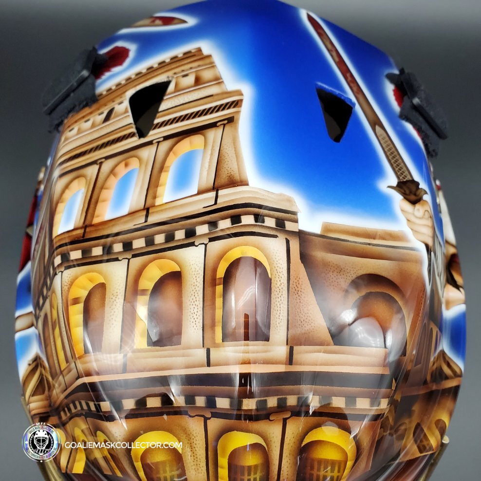 BEE316 Goalie Mask Shell + Custom Roman Empire Artwork – Goalie Mask Collector