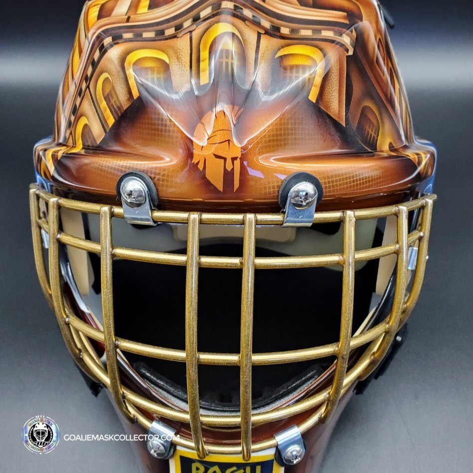empire football helmets BEE316 Goalie Mask Shell + Custom Roman Empire Artwork – Goalie Mask  Collector