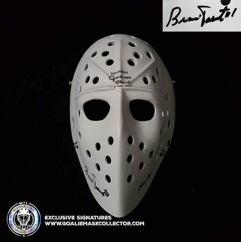 Bernie Parent Signed Goalie Mask Toronto "Fibrosport" Vintage Signature Edition