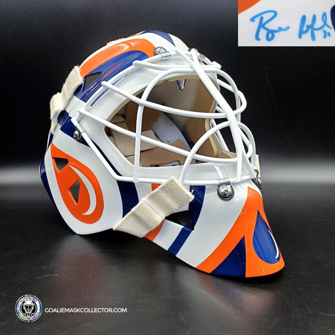 Bill Ranford Signed Goalie Mask Edmonton 1990 Cup Signature Edition Autographed