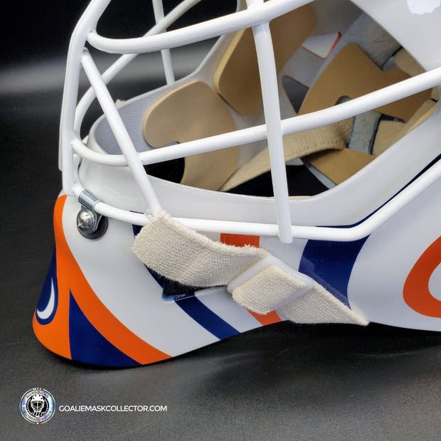 Bill Ranford Signed Goalie Mask Edmonton 1990 Stanley Cup Signature Edition Autographed