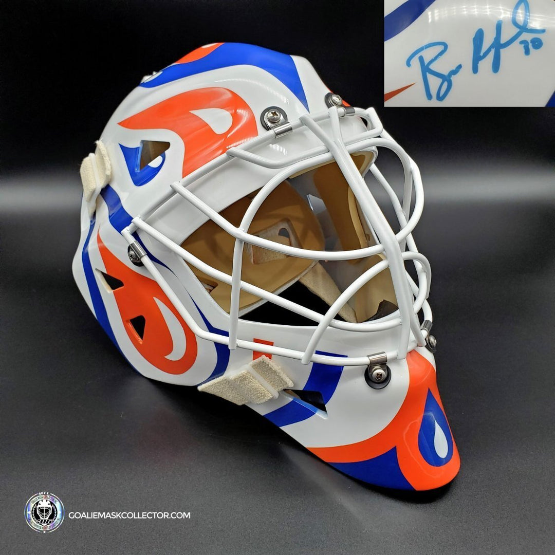 Bill Ranford Signed Goalie Mask Edmonton 1991 Signature Edition Autographed