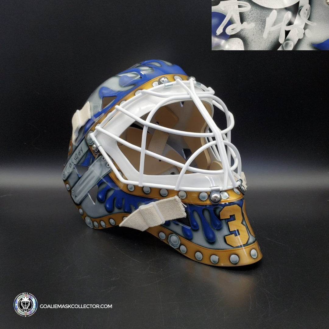 Bill Ranford Signed Goalie Mask Edmonton 1999 Signature Edition Autographed