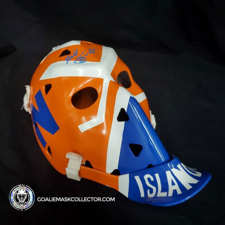 Billy Smith Signed Goalie Mask New York Vintage Autographed AS Edition