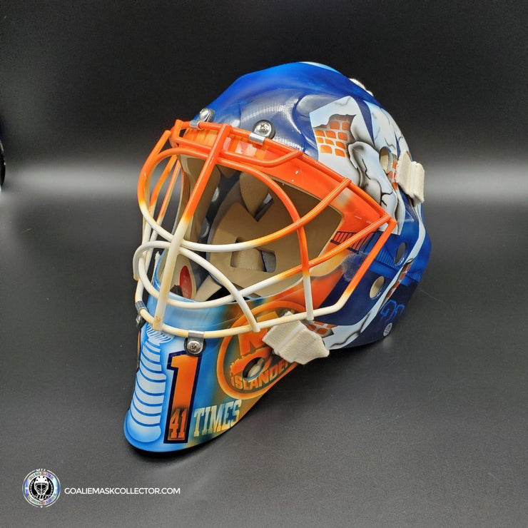 Billy Smith Signed Goalie Mask New York Legacy Signature Edition Autographed