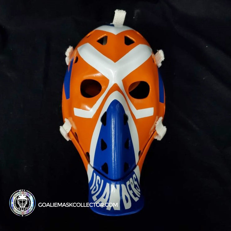 JOFA 280 HM30 Large Sr. Goalie Helmet Mask Hockey Blue Billy Smith Islanders
