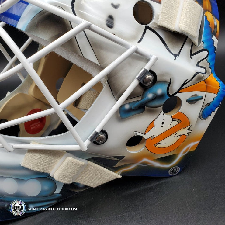 Rangers goalie Cam Talbot mixes baseball with Ghostbusters on Stadium  Series mask