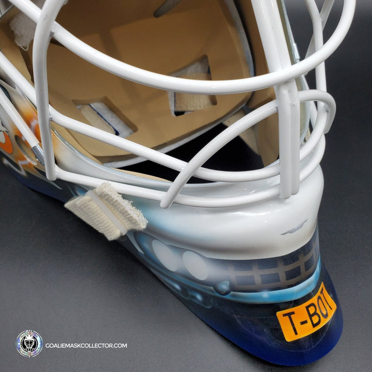 Oilers' Cam Talbot loads up the Ecto-1 on new Ghostbusters mask - The  Hockey News
