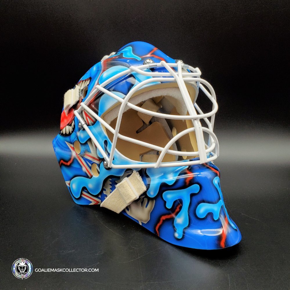 Cam Talbot Goalie Mask Unsigned New York Ghostbusters V3