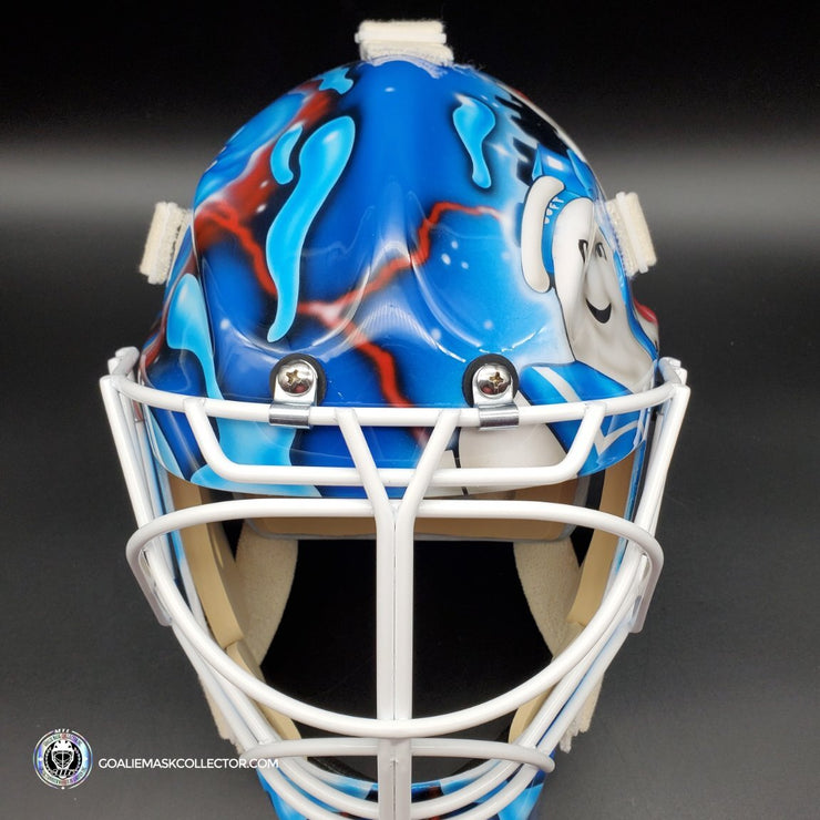 LOOK: Cam Talbot's new Ghostbusters goalie mask glows in dark 