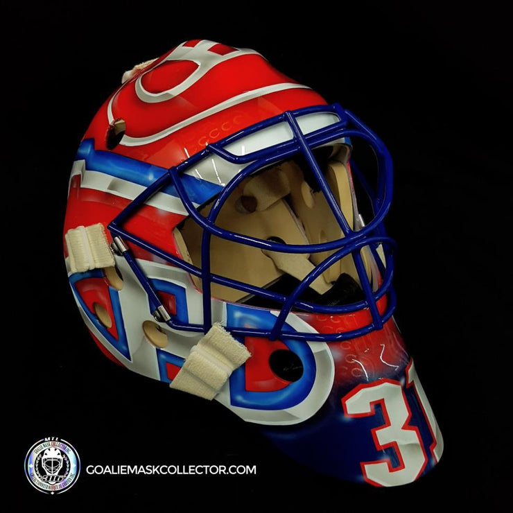 Carey Price Unsigned Goalie Mask 2021 Patrick Roy Tribute Montreal V1 Glossy Finish + Blue Grill