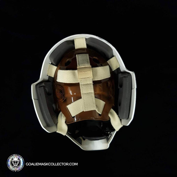 Carey Price Goalie Mask Unsigned 2011 Montreal Heritage Classic Jacques Plante Tribute