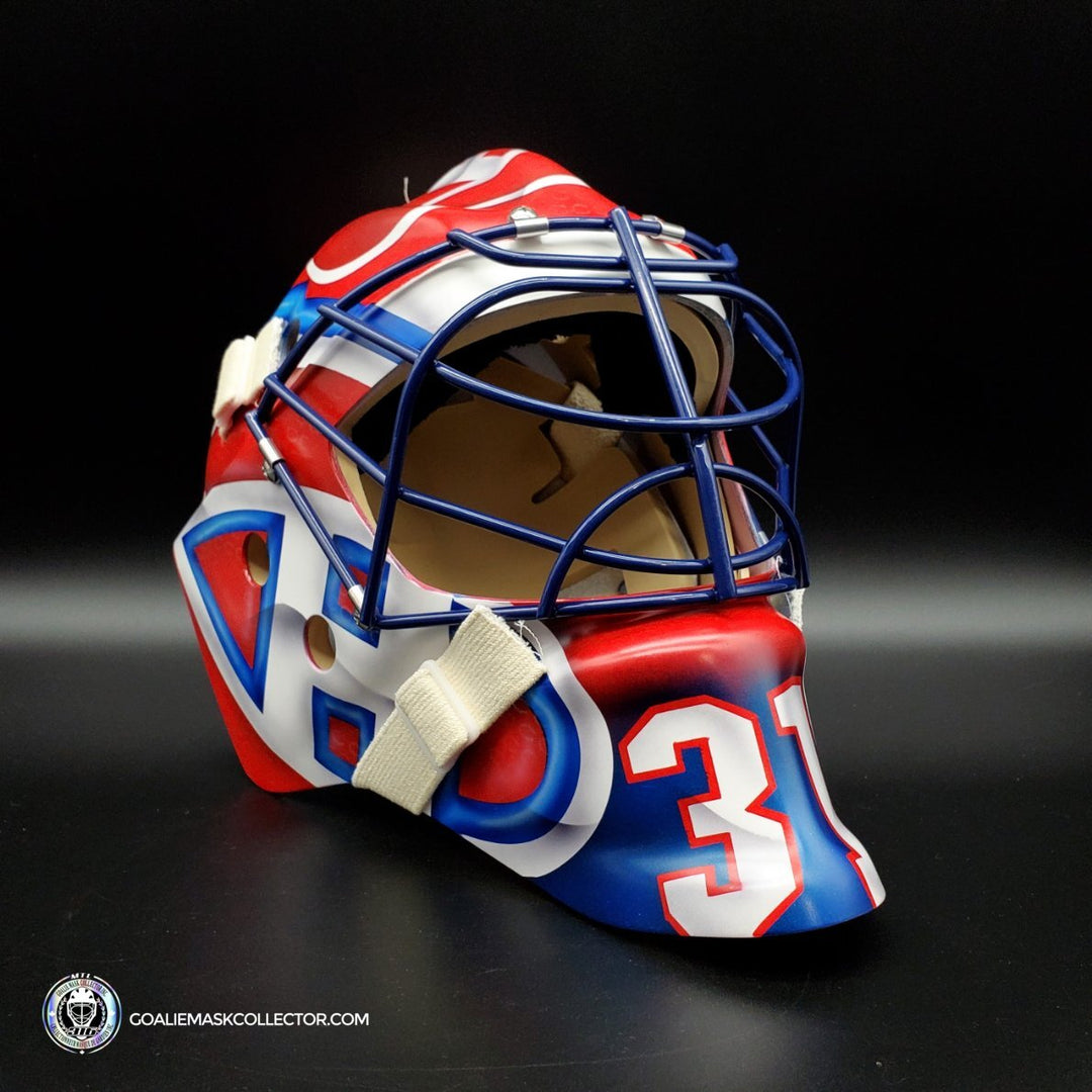 Carey Price Unsigned Goalie Mask 2021 Patrick Roy Tribute Montreal V1 Matte Finish + Blue Grill
