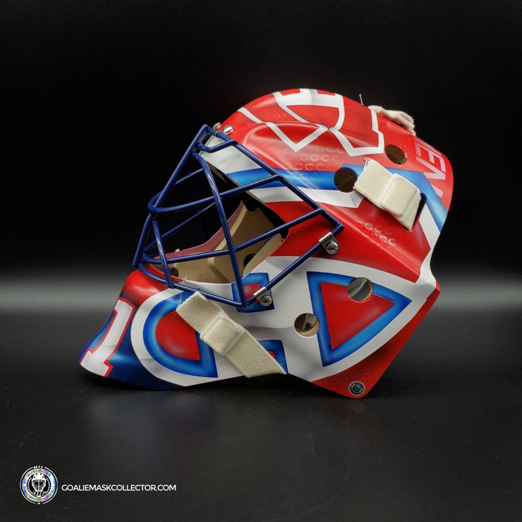 Carey Price Unsigned Goalie Mask 2021 Patrick Roy Tribute Montreal V1 Matte Finish + Blue Grill
