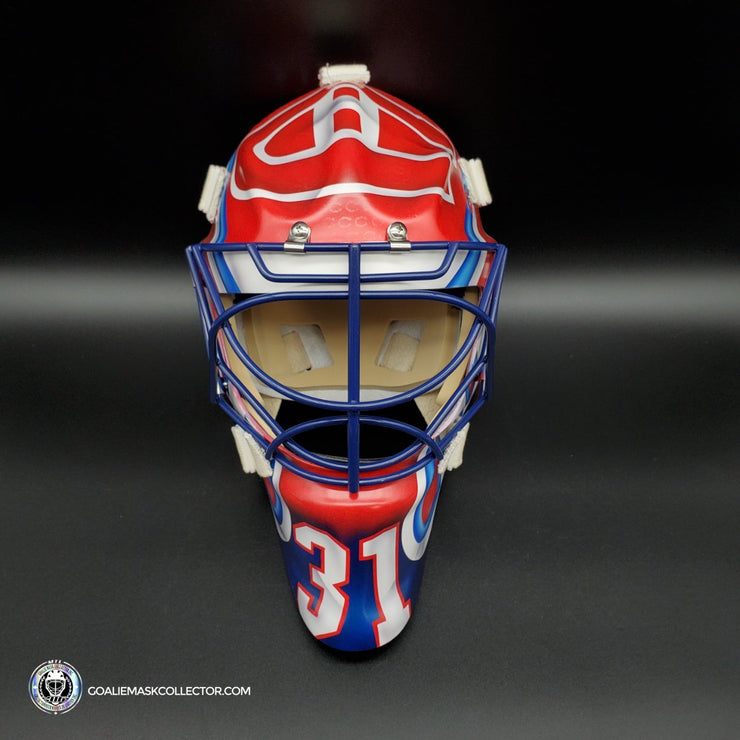 Carey Price Unsigned Goalie Mask 2021 Patrick Roy Tribute Montreal V1 Matte Finish + Blue Grill