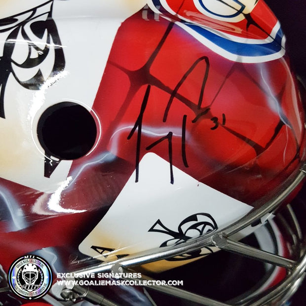 Presale: Carey Price Signed Autographed Goalie Mask Montreal 2009-10 Grim Reaper