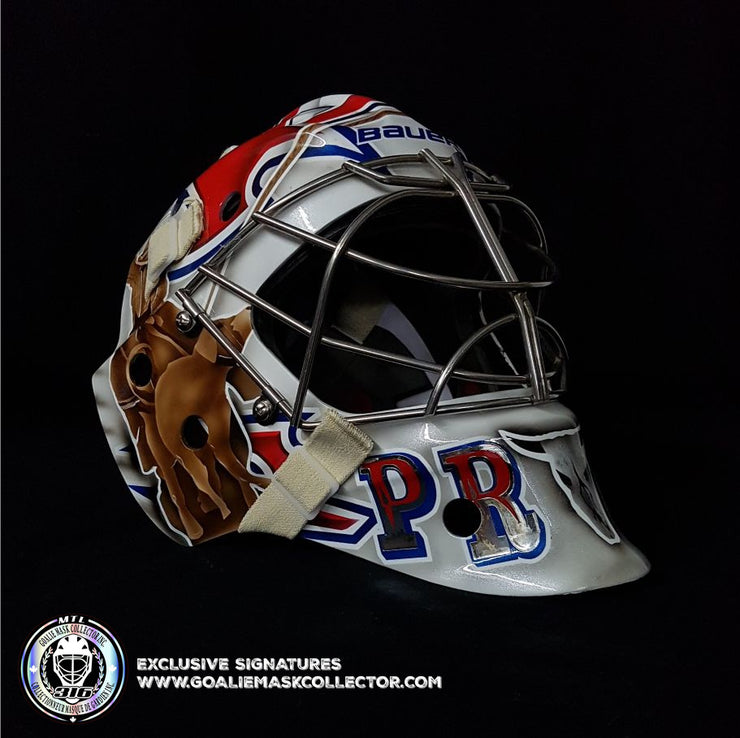 Reservation Sale: Carey Price Signed Goalie Mask Montreal 2010-11 Cowboy White Autographed